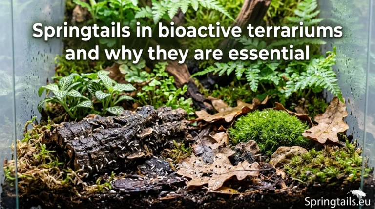 Springtails in bioactive terrariums and why they are essential