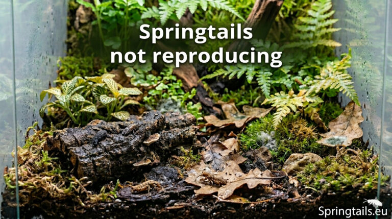 Springtails not reproducing